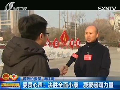省政协十二届三次会议胜利闭幕，唯美诺董事长杨红涛接受采访